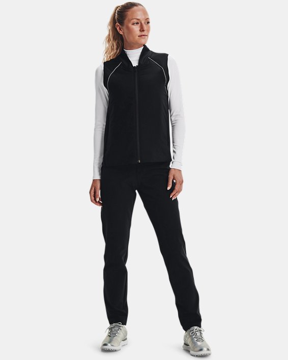 Women's ColdGear® Infrared Storm Long Sleeve Golf Mock, White, pdpMainDesktop image number 2